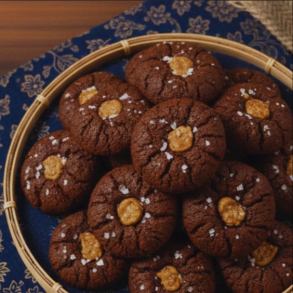 Dark Choc Salted Cookies